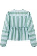 Stripede shorts og bluse