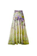 Badeanzug im Feenstil mit Blumenapplikation und Bindeband