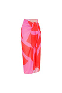 Colorblock Langarm Surf-Badeanzug Set