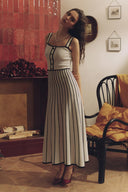 Abito midi Pag Knit con spalline