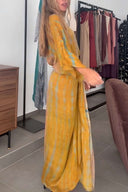 Abito stampato stile kimono