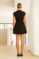 Thea Minikleid - Schwarz