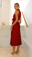 Vestito lungo Esther - Vino