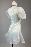 Puffärmel Transparentes Prinzessinnen Kleid