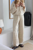 Satin Lounge Set mit Buchstaben