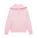 Holly Pullover mit Viertel-Reißverschluss