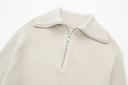 Holly Pullover mit Viertel-Reißverschluss