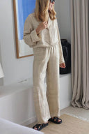 Satin Lounge Set mit Buchstaben