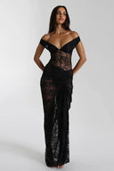 Lace Whisper – Ensemble jupe dos nu