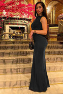 Robe moulante élégante froncée