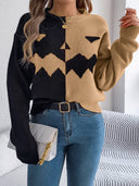 Spøgelse mønster langærmet crewneck sweater