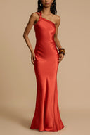 Silhouette Grace – Vestido Bodycon de Um Ombro Só