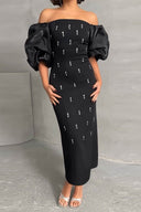 Echoes of the Past – figurbetontes Kleid mit Polka Dots