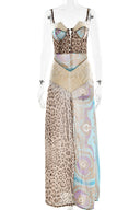 Whispers of the Wild – Waist-Tied Maxi Dress