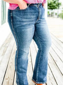 Karın Kontrolü İnce Kesim Denim