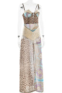 Whispers of the Wild – Waist-Tied Maxi Dress