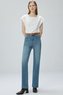 Jeans a gamba larga slim French Fry