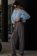 Used Mohair Crop-Pullover