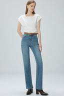 Jeans a gamba larga slim French Fry