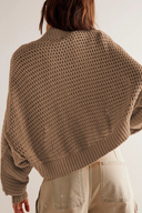 Casual Hverdags Cardigan i Ensfarvet Vævet Stof med Krave (4 Farver)