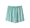 Stripede shorts og bluse