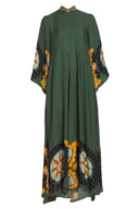 Rochie maxi imprimată Magnifico - Verde