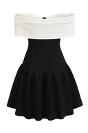 Φόρεμα Chanel Style One Shoulder κοντό με έναν ώμο