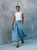 Conjunto Minimalista de Camisola Sem Mangas, Calções e Calças