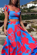Modieuze Print Sexy Swing Rok Set
