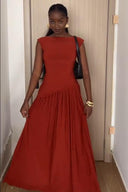 Vestido Maxi Laranja Doce