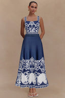 Ethnisches Print Badeanzug Set