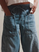 Comfortabele boyfriend jeans met taille
