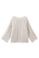 Sweater med Klokkeærmer