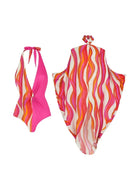 Maillot de bain dos-nu et bikini asymétrique à une épaule