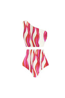 Maillot de bain dos-nu et bikini asymétrique à une épaule