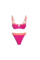 Fluorescerende sexet bikinisæt