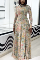 Vestido largo Verve Floral Butterfly Bloom