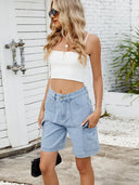 Sommerliche Street-Style Denim-Shorts