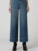 Jeans a vita alta e gamba larga per taglia petite