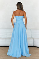 Midtøsten Off-Shoulder Rynket Maxikjole