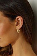 Brincos de Designer Banhados a Ouro 18k