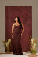 Leah Blonde Maxi Kjole