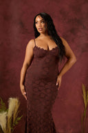 Leah Blonde Maxi Kjole