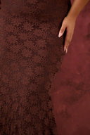 Leah Blonde Maxi Kjole
