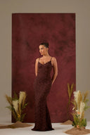 Leah Blonde Maxi Kjole