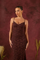 Leah Blonde Maxi Kjole