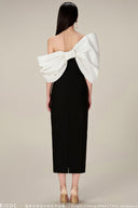 Oversized strik Hepburn-jurk