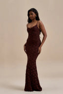 Leah Blonde Maxi Kjole
