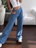 Versatile Multi-Pocket Loose Fit Cargo Jeans