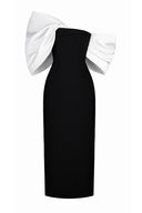 Oversized strik Hepburn-jurk
